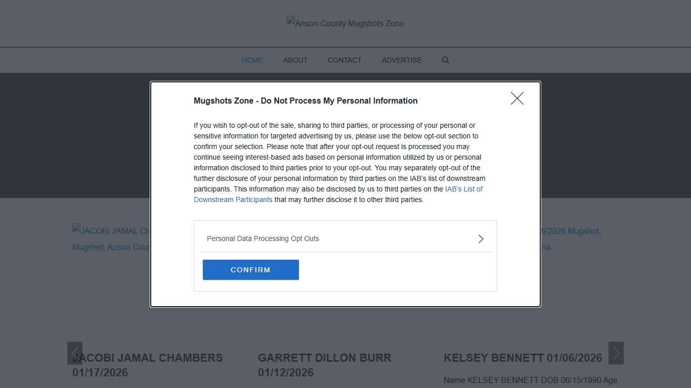 Anson County Mugshots Zone